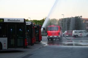 „Brandbekämpfung“ bei der Rheinbahn