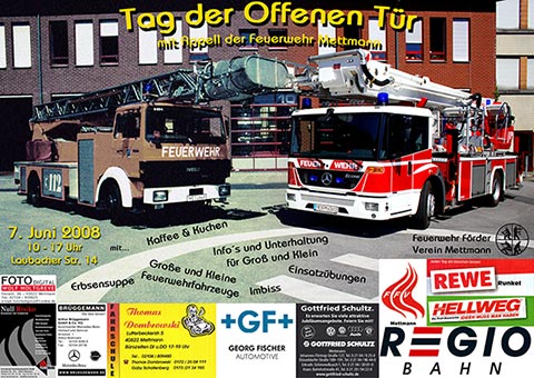 Tag der offenen Tür und Brandschutztag am 07.06.2008